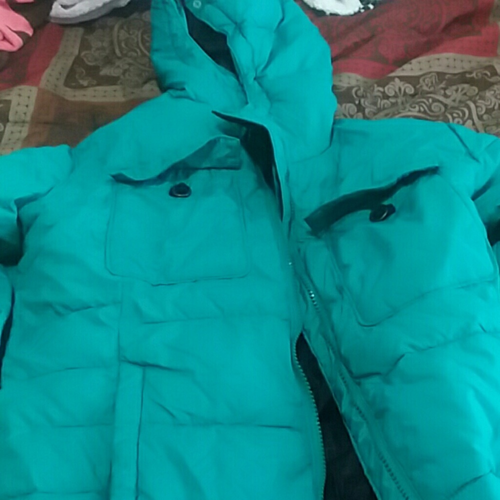 Teal Snow coat